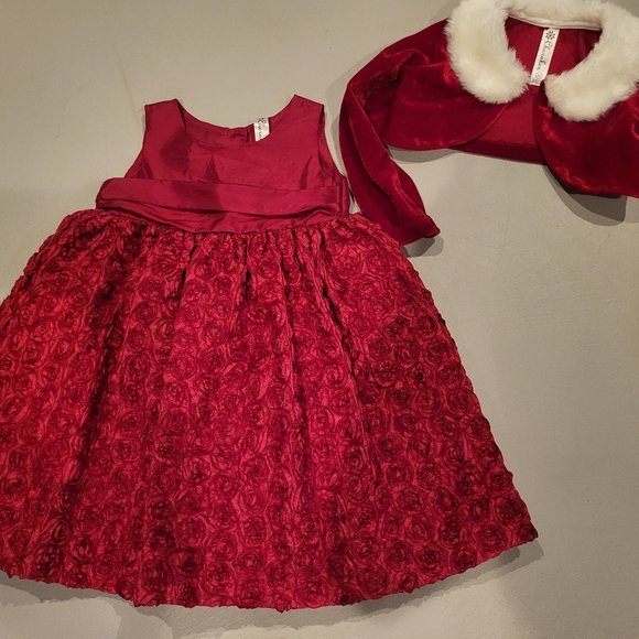 Holiday/Special Occasion dress by Cherokee - Girls 2T - Picture 3 of 14